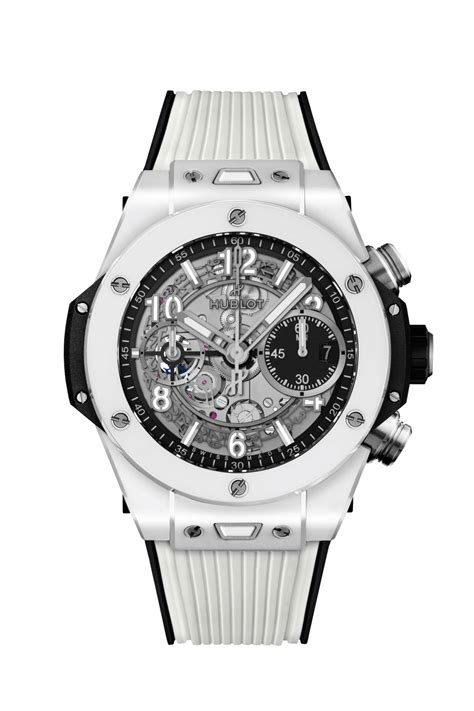 hublot big bang unico white ceramic 42mm|hublot unico white ceramic.